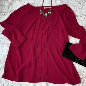 LOFT long sleeved blouse